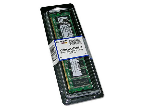 Memoria Kingston DDR DIMM PC3200 (400MHz), 512MB
