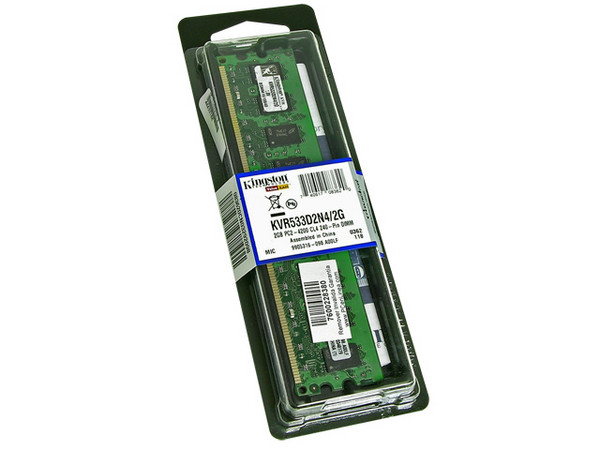 Memoria Kingston DDR2 DIMM (533Mhz) PC2-4200, 2GB