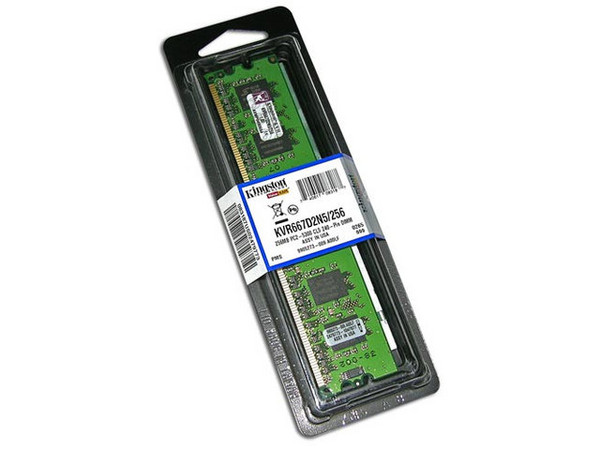 Memoria Kingston DDR2, PC2-5300 (667Mhz), 256MB