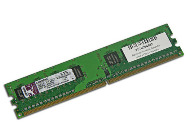 Memoria Kingston DDR2, PC2-6400 (800Mhz), 512MB