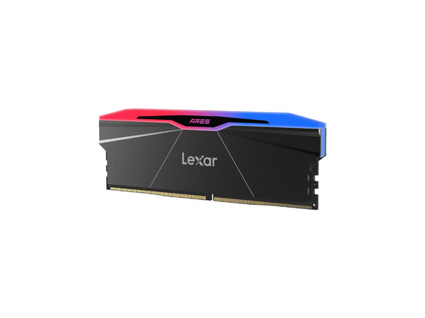Memoria RAM Lexar ARES RGB 32GB (2x16GB), DDR5, 6000MHz, RGB, Color Negro.