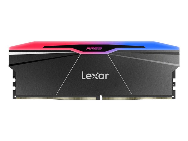 Memoria RAM Lexar ARES RGB 32GB (2x16GB), DDR5, 6000MHz, RGB, Color Negro.