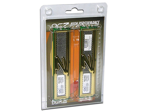 Memoria OCZ Gold Edition XTC de 2GB (2 x 1GB) DDR2 1100MHz  (PC2 8800)
Timing: CL 5-6-6-15
Modelo: OCZ2G11002GK