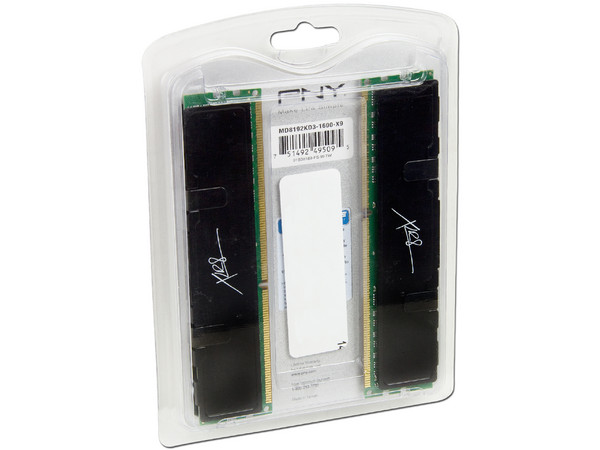 Memorias XLR8 PNY, 8GB DDR3 (1600MHz - PC3 12800), Kit con 2 piezas de 4GB