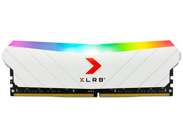 Memoria DIMM PNY XLR8 Gaming Epic-X RGB DDR4, PC4-25600 (3200Mhz), CL16, 8GB, Color Blanco.