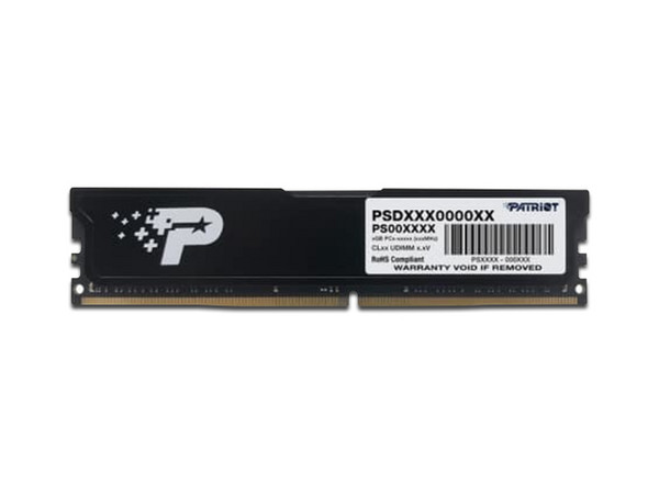Memoria UDIMM Patriot Signature DDR4, PC4-25600 (3200MHz), CL22, 16 GB.