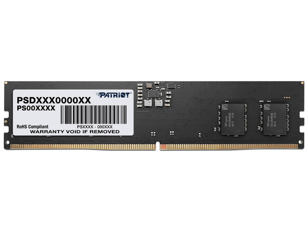 Memoria DIMM Patriot Signature DDR5 PC5-44800 (5600MHz), CL46, 32GB. Color Negro.
