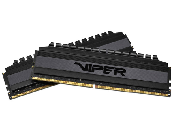 Kit con dos piezas de Memoria Patriot Viper Steel DDR4  PC4-28800 (3600MHz), CL18, 16GB (2x8GB). Color Negro