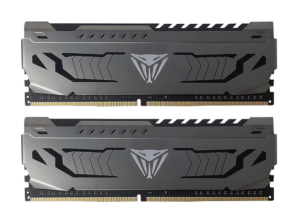 Memoria DIMM Patriot Viper Steel DDR4 PC4-25600 (3200MHz), 16 GB (2 x 8GB). Color Negro.