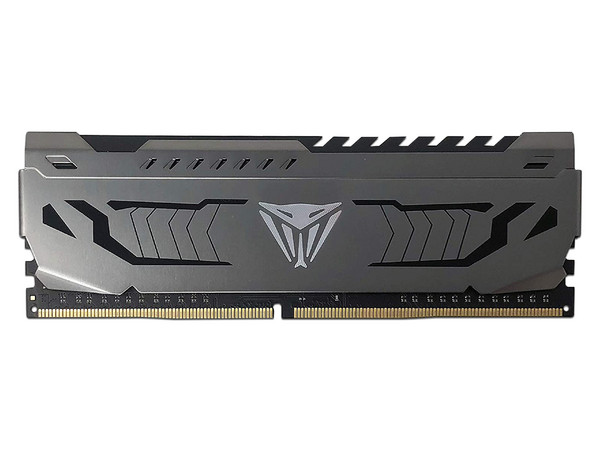 Memoria DIMM Patriot Viper Steel DDR4, PC4-25600 (3200MHz), CL16, 8 GB. Color Gris.