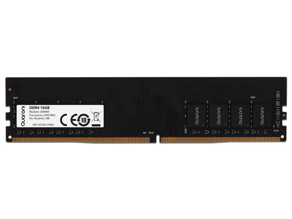 NA - Memoria DIMM Quaroni R416U32, DDR4 PC4-25600 (3200MHz), CL19, 16GB.
