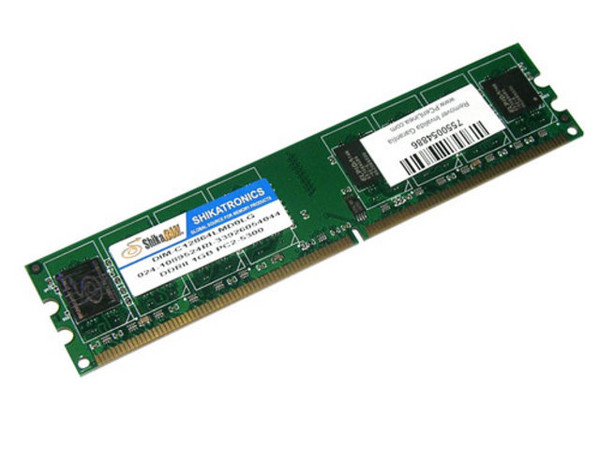  Memoria Shika DDR2 DIMM (667Mhz) PC2-5300, 1GB