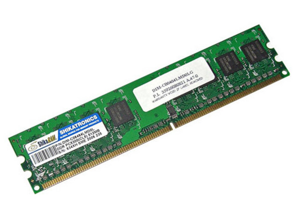 Memoria Shika DDR2 DIMM (667Mhz) PC2-5300, 512MB