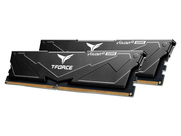 Memoria DIMM Team Group T Force Vulcan, DDR5 PC5-44800 (5600 MHz), CL38, 64GB (2 x 32GB). Color Negro.
