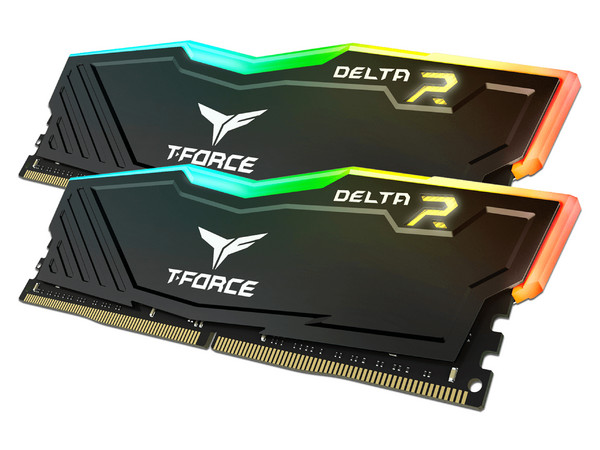 Memoria DIMM Teamgroup T-Force Delta RGB, DDR4 PC4-25600 (3200MHz), CL16, 32GB (2 x 16GB).