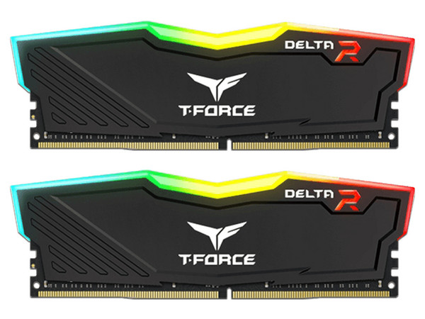 Memoria DIMM Teamgroup T-Force Delta RGB, DDR4 PC4-25600 (3200MHz), CL16, 32GB (2 x 16GB).