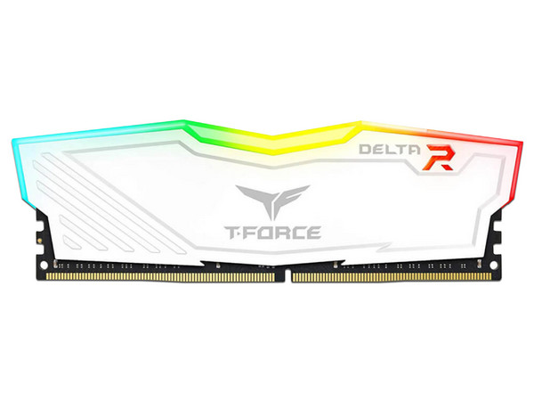 Memoria DIMM Teamgroup Force Delta TF4D416G3200HC16C01, RGB, DDR4, PC4-25600 (3200MHz), 16GB.