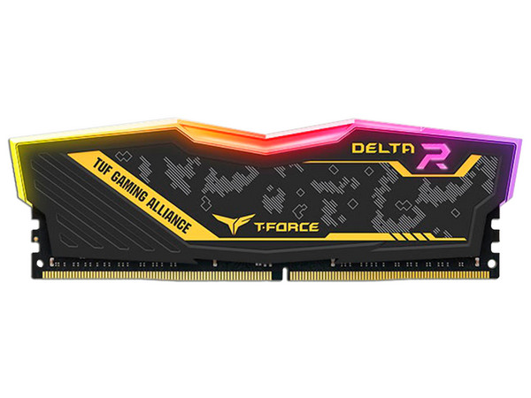Memoria DIMM TeamGroup T-Force Delta RGB TUF Alliance DDR4 PC4-25600 (3200MHz), 16GB (2 x 8GB)