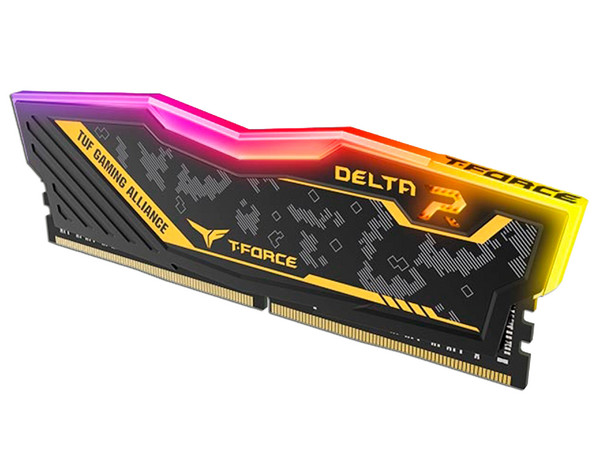 Memoria DIMM TeamGroup T-Force Delta RGB TUF Alliance DDR4 PC4-25600 (3200MHz), 16GB (2 x 8GB)