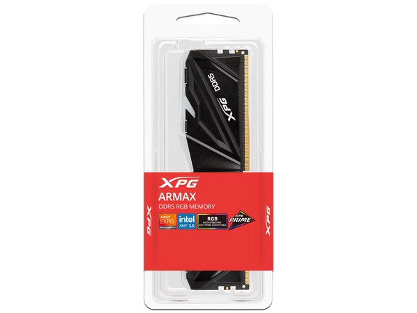 Memoria DIMM XPG AMRAX RGB, DDR5 PC5-44800 (5600MHz), CL46, 16GB.