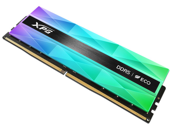 Memoria DIMM XPG Lancer Neon AX5U6000C3016G-CLANR de 16GB DDR5 6000MHz CL30, con disipador térmico.