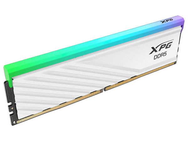Memoria DIMM XPG Lancer Blade RGB, DDR5 PC5-48000 (6000MHz), CL36, 24GB. Color Blanco.