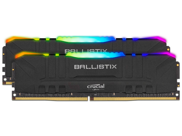 Kit de Memorias Crucial Ballistix RGB  DDR4 PC4-25600 (3200MHz), CL16,  16 GB , (2x8GB).