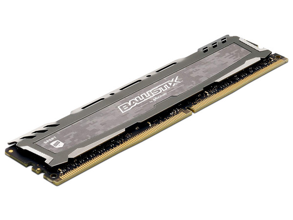 Memoria Crucial Ballistix Sport LT Gray UDIMM DDR4 PC4-21300 (2666MHz), 4 GB. CL16.