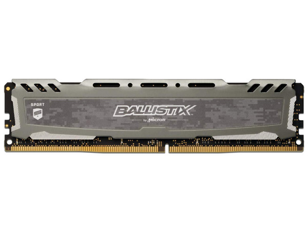 Memoria Crucial Ballistix Sport LT DDR4 (3000MHz), CL15, 8GB. Color Gris.