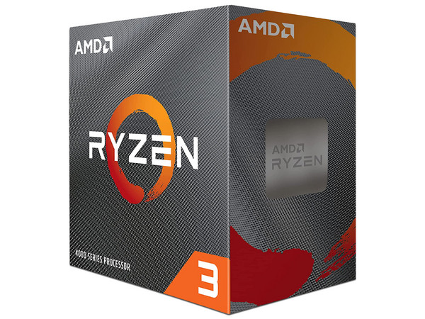 Procesador AMD Ryzen 3 4100 de Cuarta Generación, 
3.8 GHz (hasta 4.0 GHz), 
Sin Gráficos Integrados y Con Disipador, 
Socket AM4, 
Caché 4MB, Quad-Core, 65W.