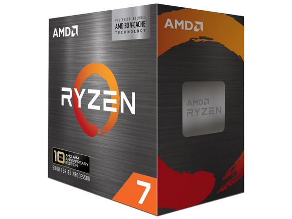 Procesador AMD Ryzen 7 5800X3D de Quinta Generación 10 Aniversario, 3.4 GHz (hasta 4.5 GHz), Socket AM4, Caché 96MB, Octa-Core, 105W, No incluye disipador y gráficos integrados. Incluye Carbice Ice Pad.