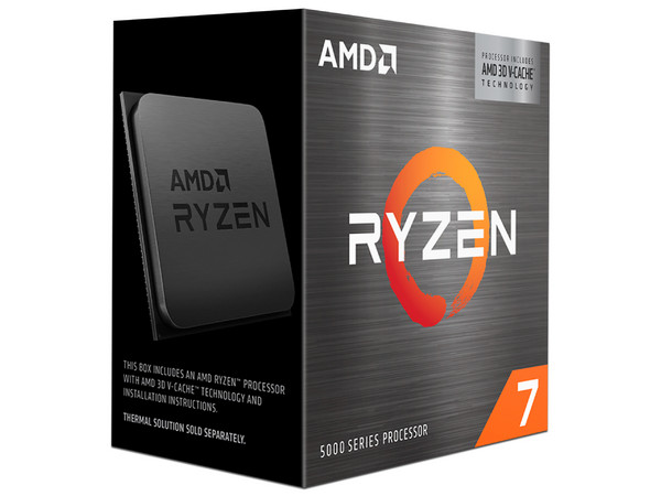 Procesador AMD Ryzen 7 5800X3D de Quinta Generación, 3.4 GHz (hasta 4.5 GHz), Socket AM4, Caché 96MB, Octa-Core, 105W, No incluye disipador y gráficos integrados.