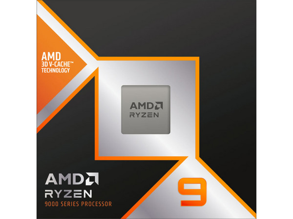 Procesador AMD Ryzen 9 9950X3D de Novena Generación, 
4.3 GHz (hasta 5.7 GHz), 
Con Gráficos AMD Radeon Graphics y sin Disipador, 
Socket AM5, 
Caché 144 MB, 16 Núcleos, 4 nm.