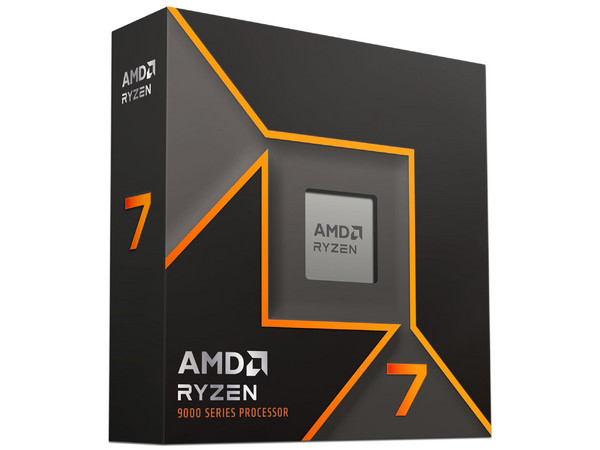 Procesador AMD Ryzen 7 9700X, 
3.8 GHz (hasta 5.5 GHz), 
Con Gráficos AMD Radeon Graphics y sin Disipador, 
Socket AM5, 
Caché 32MB, Octa-Core, 65W.