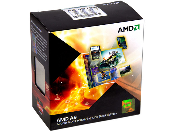  Procesador (APU) AMD A8-3870K Black Edition a 3.0GHz con Gráficos Radeon HD 6550D, Caché 4MB, Socket FM1, Quad-Core, 100W.