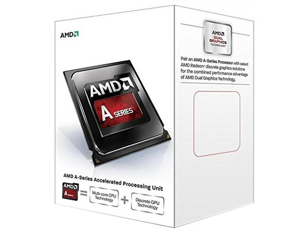 Procesador (APU) AMD A4-7300 a 3.8 GHz (hasta 4.0 GHz) con Gráficos Radeon HD 8470D, Caché 1MB, Socket FM2, Dual-Core, 65W.