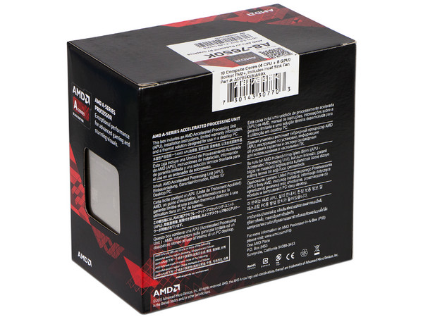 Procesador (APU) AMD A8-7650K Black Edition a 3.3 GHz con Gráficos Radeon R7, Socket FM2+, Quad-Core, 95W.