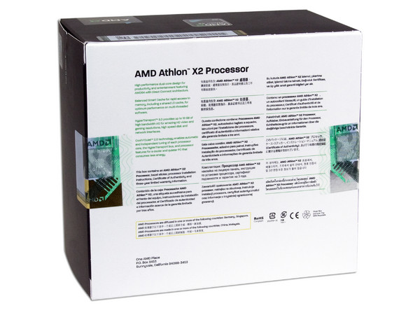 Procesador AMD Athlon 64 X2 7750, Black Edition a 2.7GHz, Cache L3 2MB, HT 3600MHz, Dual Core, Socket AM2+.