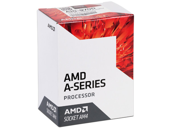 Procesador (APU) AMD A10-9700 a 3.5 GHz (hasta 3.8 GHz) con Gráficos Radeon R7, Socket AM4, Quad-Core, 65W. Empaque Original Desgastado, Producto con Desgaste y Uso Visible