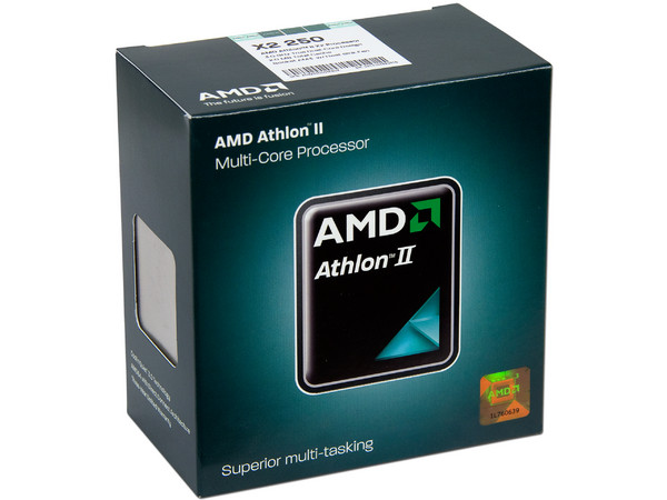 Procesador AMD Athlon II X2 250, 3.0GHz, Caché L2 2x1MB, Socket AM3, Dual Core, 65W.