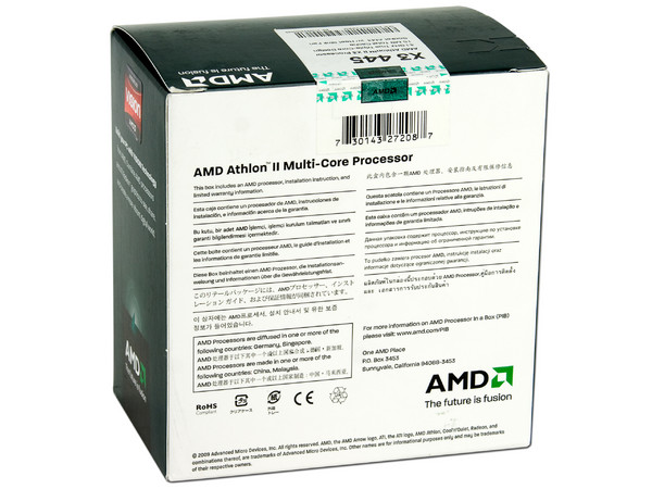 Procesador AMD Athlon II X3 445, 3.1GHz, Cache L2 3x512KB, Socket AM3, Triple-Core, 95W. 