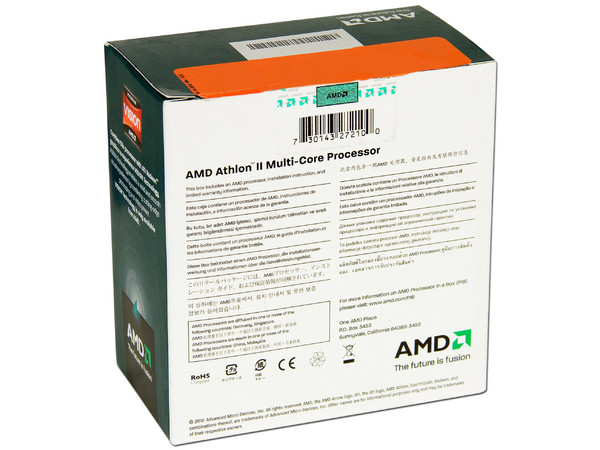 Procesador AMD Athlon II X3 450, 3.2GHz, Cache L2 3x512KB, Socket AM3, Triple-Core, 95W. 