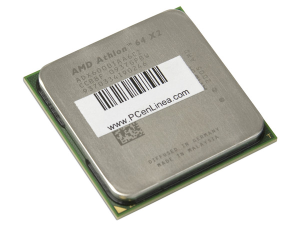 Procesador AMD Athlon 64 X2 6000+, Dual Core a 3.0GHz, Cache L2 2x1MB, HT 2000MHz, Socket AM2. OEM sin Caja (No incluye ventilador)
