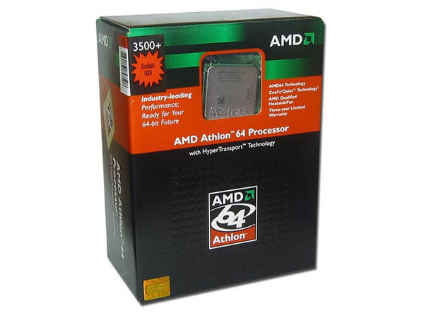Procesador AMD Athlon 64 3500+ a 2.2GHz, Cache 640KB, Socket 939