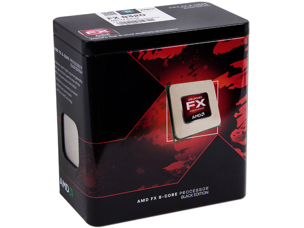 Procesador AMD FX-8320 Black Edition, 3.5 GHz, Socket AM3+, Eight-Core, 125W.