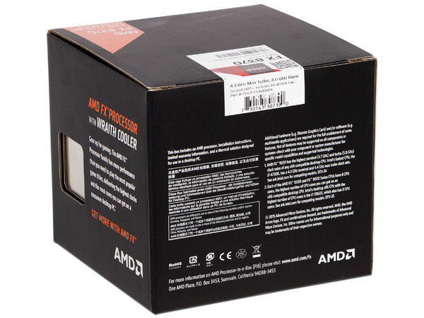 Procesador AMD FX-8370 Black Edition, 4.0 GHz, Socket AM3+, Eight-Core, 125W.