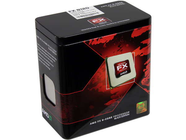 Procesador AMD FX-8120 Black Edition, 3.1GHz, Socket AM3+, Eight-Core, 125W.