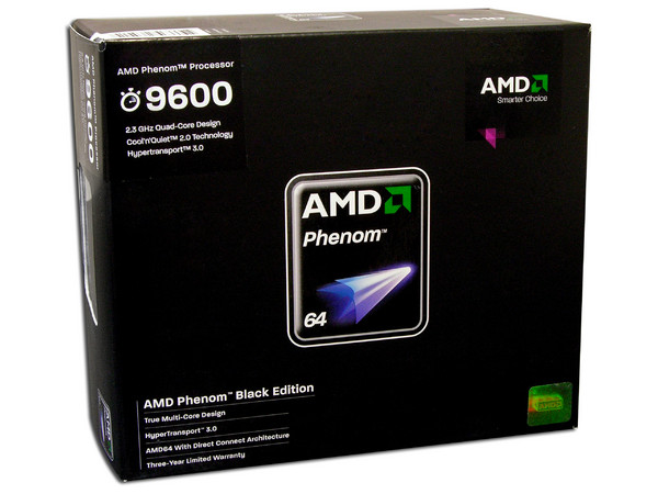 Procesador AMD Phenom 9600 Black Edition, 2.3GHz, Cache L2 4x512KB, L3 2MB Socket AM2+, Cuatro Núcleos.
