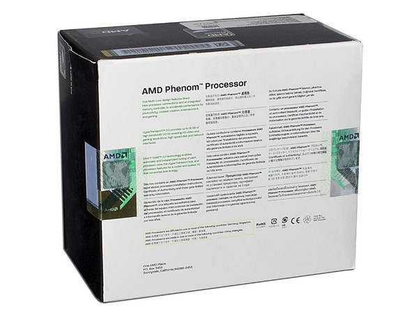 Procesador AMD Phenom 9750, 2.4GHz, Cache L2 4x512KB, L3 2MB Socket AM2+, Cuatro Núcleos.