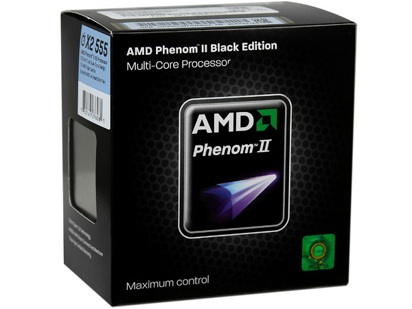 Procesador AMD Phenom II X2 555 Black Edition, 3.2GHz, Cache L2 2x512KB, L3 6MB, Socket AM3, Dual-Core, 80W.